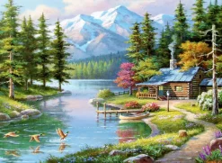 Puzzle Resting Canoe