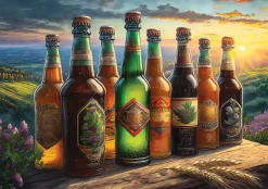 Puzzle Retro Beer Bottles