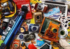 Puzzle Retro Camera Tabletop