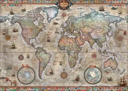 Puzzle Retro world