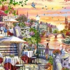 Puzzle Romantic city sunset