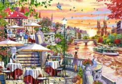 Puzzle Romantic city sunset