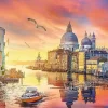 Puzzle Romantic Sunset: Venice, Italy