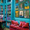 Puzzle Room With Red Sofa