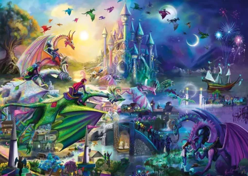 Puzzle Rose Cat Khan: Nightly dragon competition