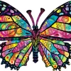 Puzzle Russo: Stained Glass Butterfly