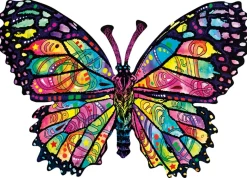 Puzzle Russo: Stained Glass Butterfly