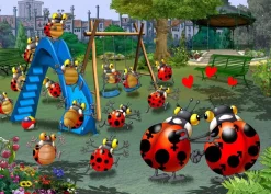 Puzzle Ruyer: Christmas: Coccinelles au Parc