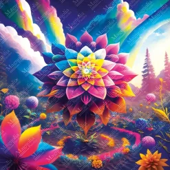 Puzzle Sacred Geometry Flower