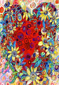 Puzzle Sally Rich: Passion Flower 1000
