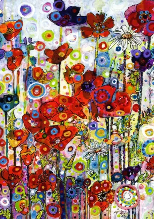 Puzzle Sally Rich: Poppies II