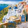 Puzzle Sam Park, View from Santorin