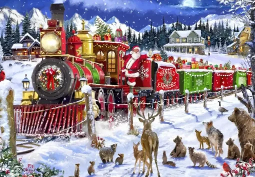 Puzzle Santa Express Usa