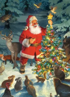 Puzzle Santas Tree
