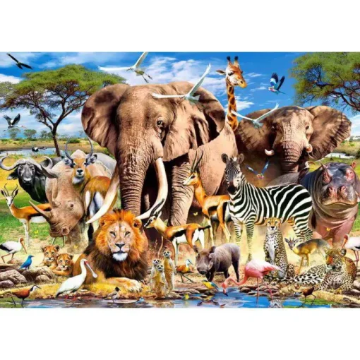 Puzzle Savanna Animals