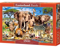 Puzzle Savanna Animals 1500