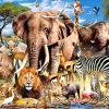 Puzzle Savanna Animals 200 pieces