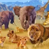 Puzzle Savannah Animals