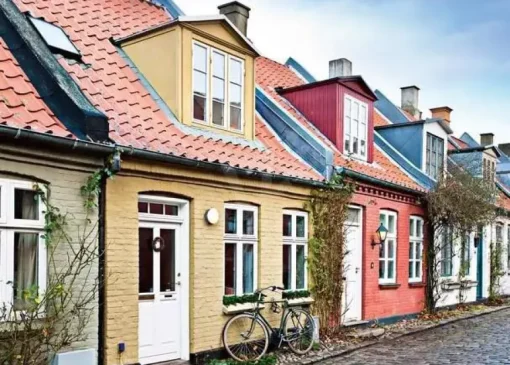 Puzzle Scandinavian city 1000