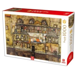 Puzzle Schiele: House Wall on the River