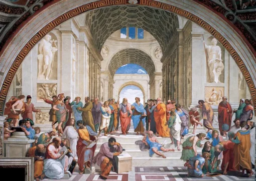 Puzzle School Of Athens, Raphael