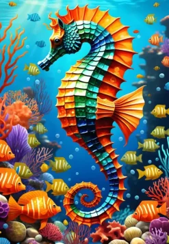 Puzzle Seahorse