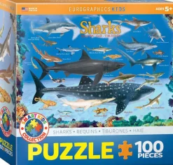 Puzzle Sharks 100 XXL