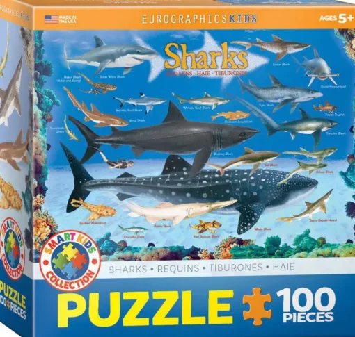 Puzzle Sharks 100 XXL