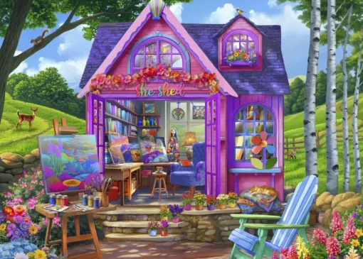 Puzzle She Shed Studio