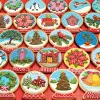 Puzzle Snow Globe Cookies
