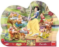 Puzzle Snow White 25 contour
