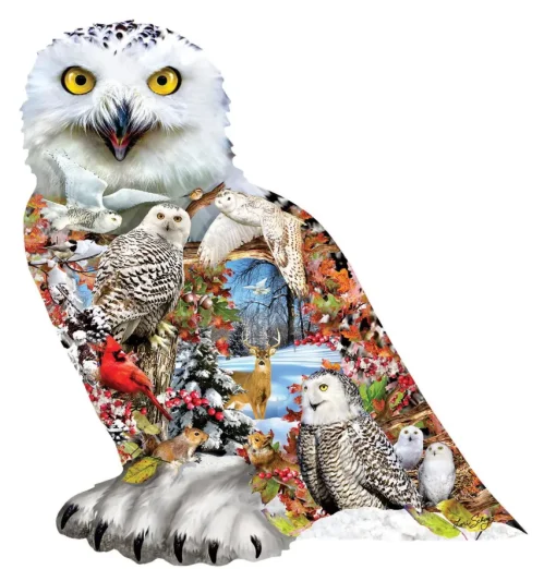 Puzzle Snowy Owl 650