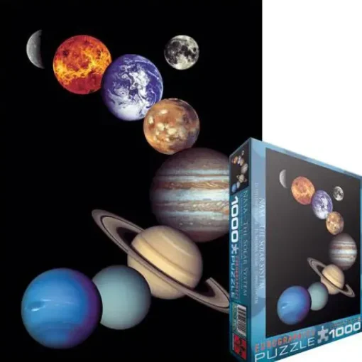 Puzzle Solar system - planets and moon