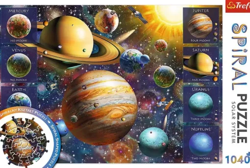 Puzzle Solar system spiral 1040