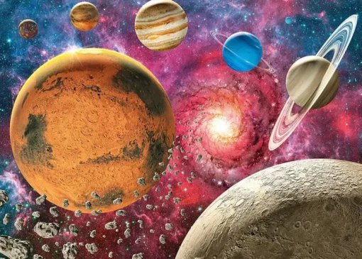 Puzzle Space Above Lunar Horizon