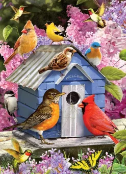 Puzzle Spring Birdhouse
