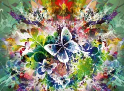 Puzzle Spring Flowers and Butterflies 3000