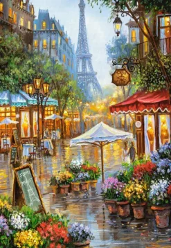 Puzzle Spring flowers, Paris