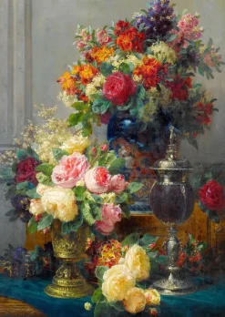 Puzzle Spring Flowers with Chalices