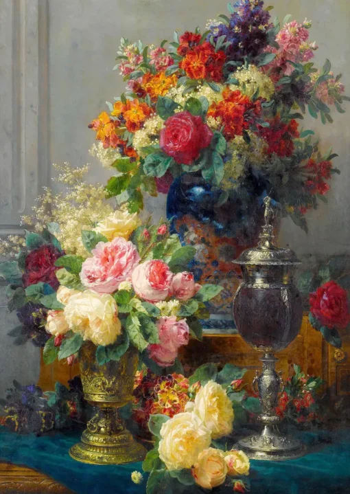 Puzzle Spring Flowers with Chalices