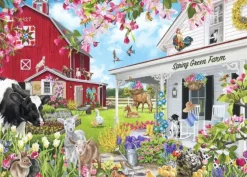 Puzzle Spring Green farm
