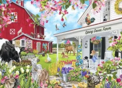 Puzzle Spring Green farm