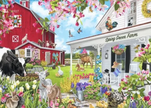 Puzzle Spring Green farm