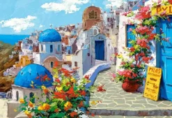 Puzzle Spring in Santorini