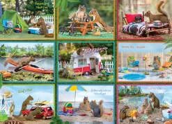 Puzzle Squirrels on Vacation