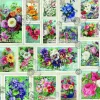 Puzzle Stamp Flower Collection 2000