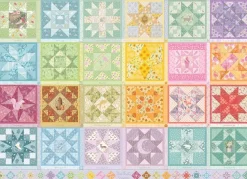 Puzzle Star Quilt Seasons