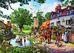 Puzzle Steve Crisp: A Village in Summer