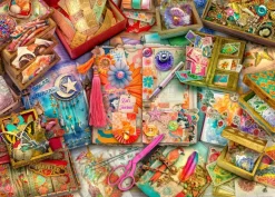 Puzzle Stewart:  The Junk Journaler's Desk