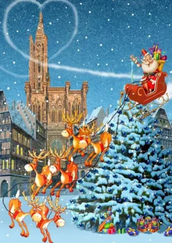 Puzzle Strasbourg Cathedral in Noël